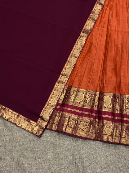 Kanchi Cotton Silk Lehenga Set