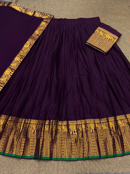 Kanchi Cotton Silk Lehenga Set