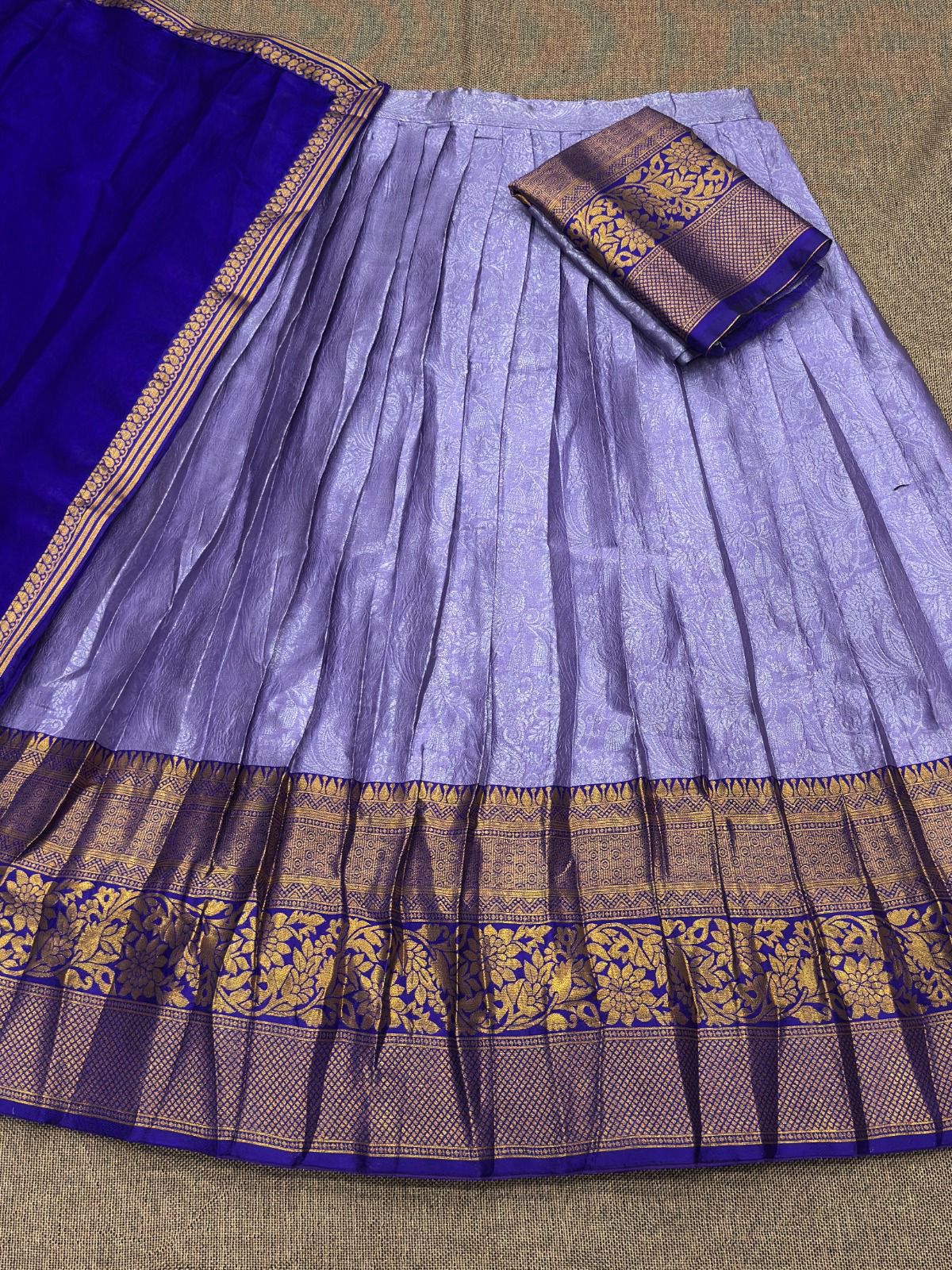 Kanchi Cotton Silk Lehenga Set