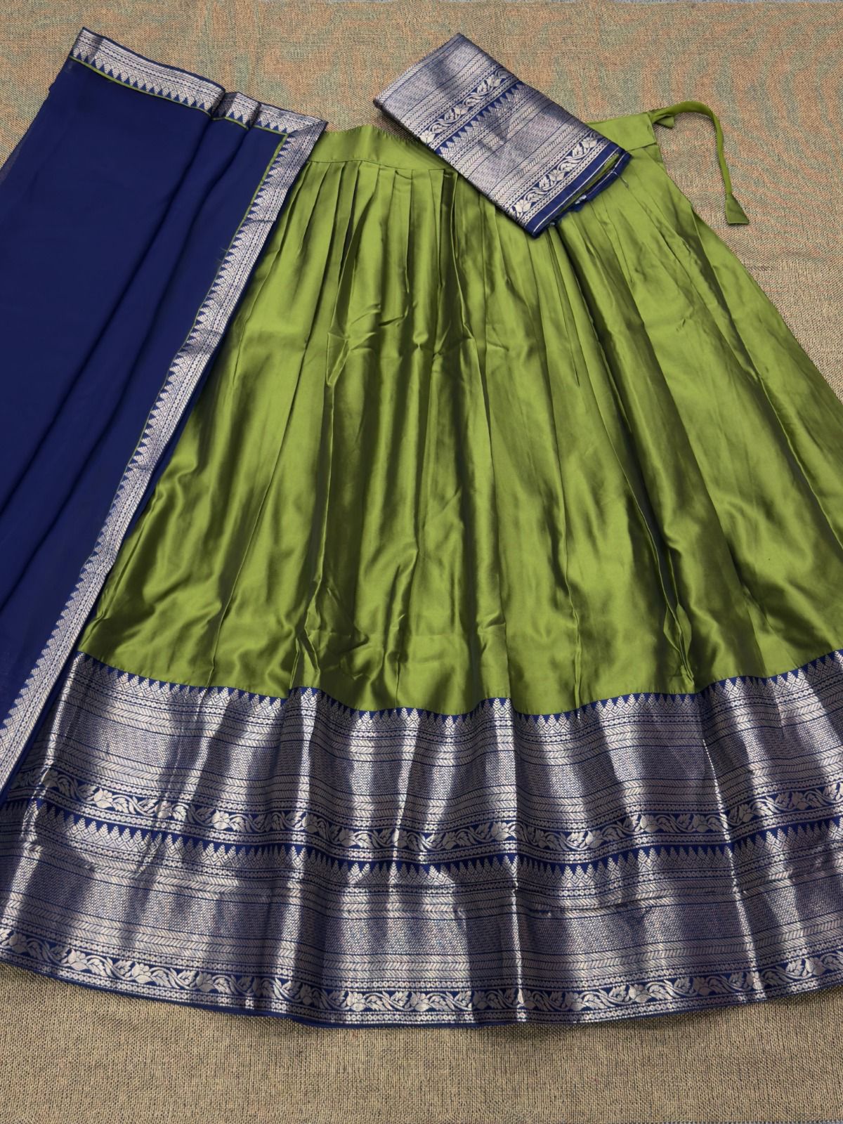 Kanchi Cotton Silk Lehenga Set