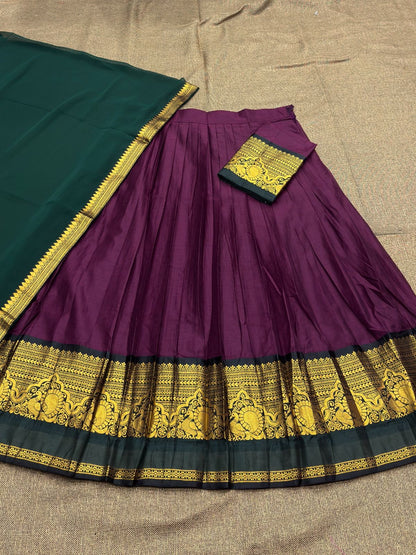 Kanchi Cotton Silk Lehenga Set