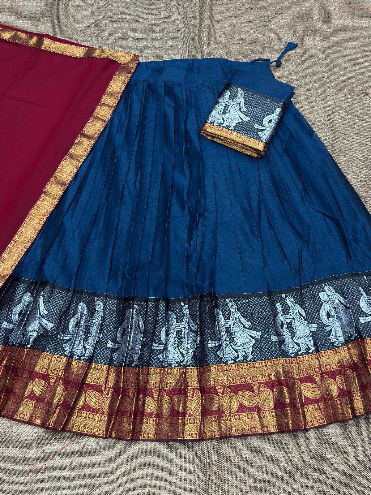 Kanchi Cotton Silk Lehenga Set