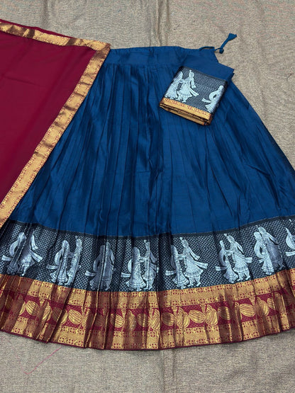 Kanchi Cotton Silk Lehenga Set