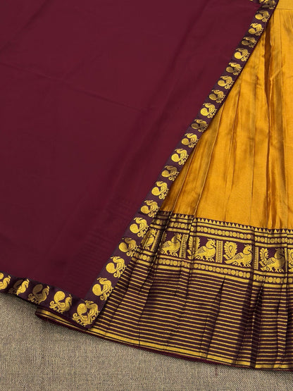 Kanchi Cotton Silk Lehenga Set