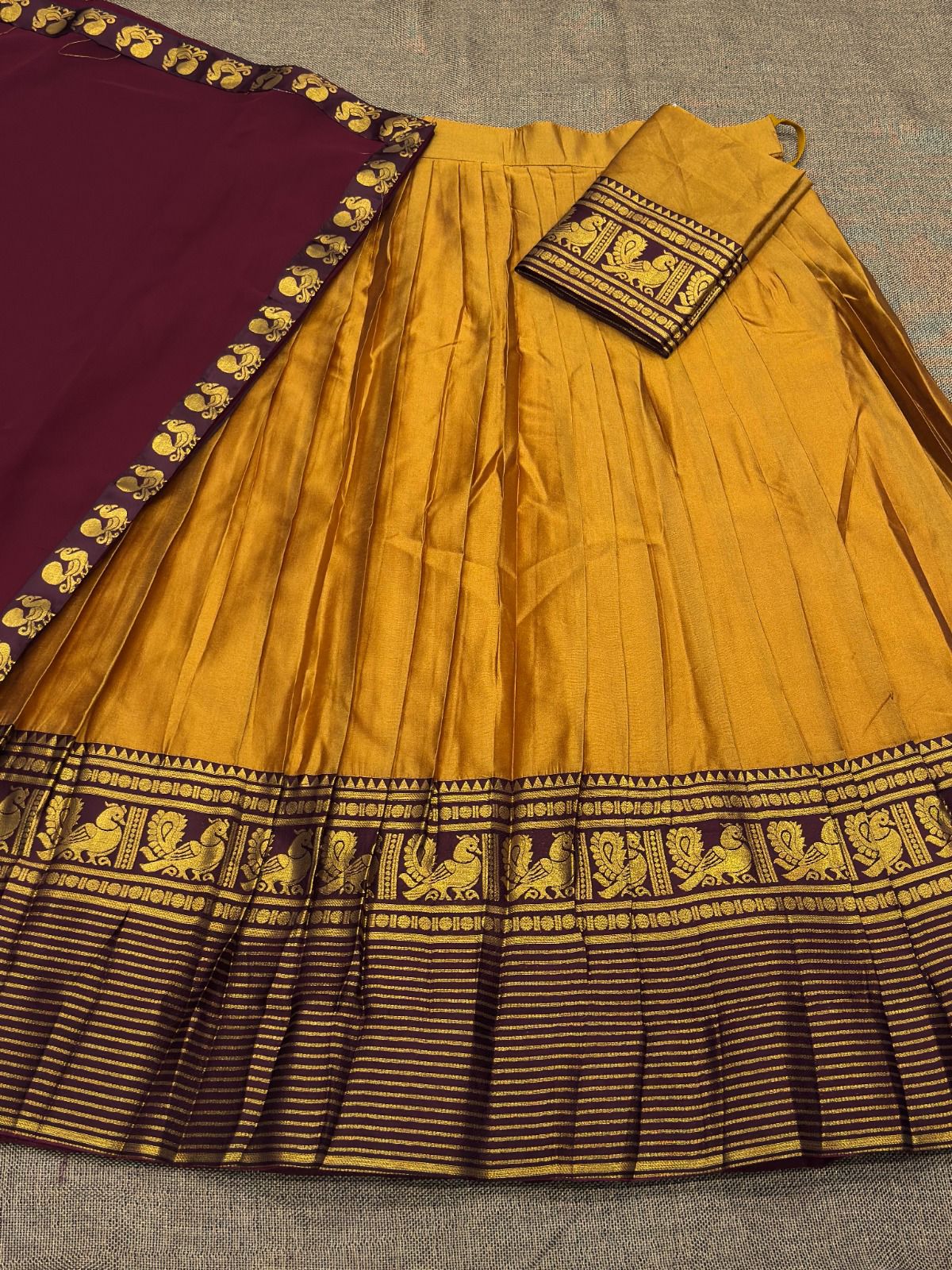 Kanchi Cotton Silk Lehenga Set