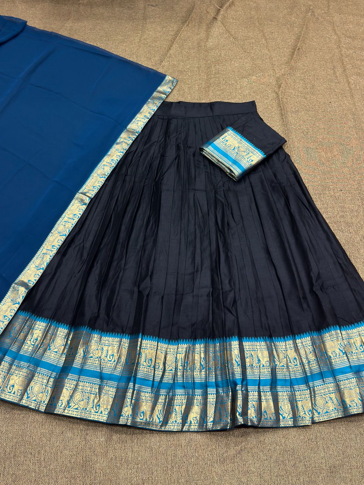 Kanchi Cotton Silk Lehenga Set