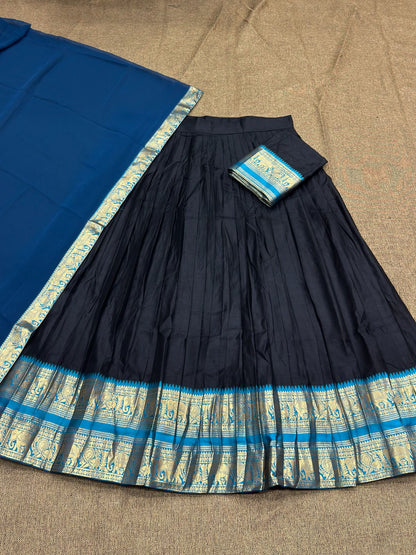 Kanchi Cotton Silk Lehenga Set
