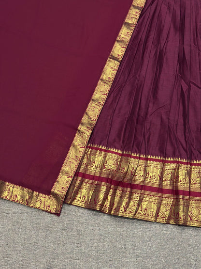 Kanchi Cotton Silk Lehenga Set