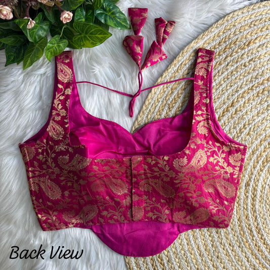 Banarasi Brocade Silk Blouse – ₹699