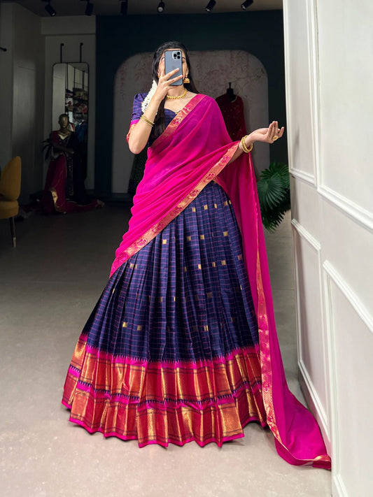 Cotton Silk Dhavani Collection – ₹1399