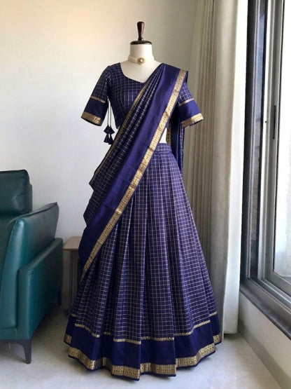 Georgette Viscose Skirt, Blouse & Dupatta Set – ₹1399