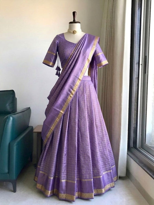 Georgette Viscose Skirt, Blouse & Dupatta Set – ₹1399