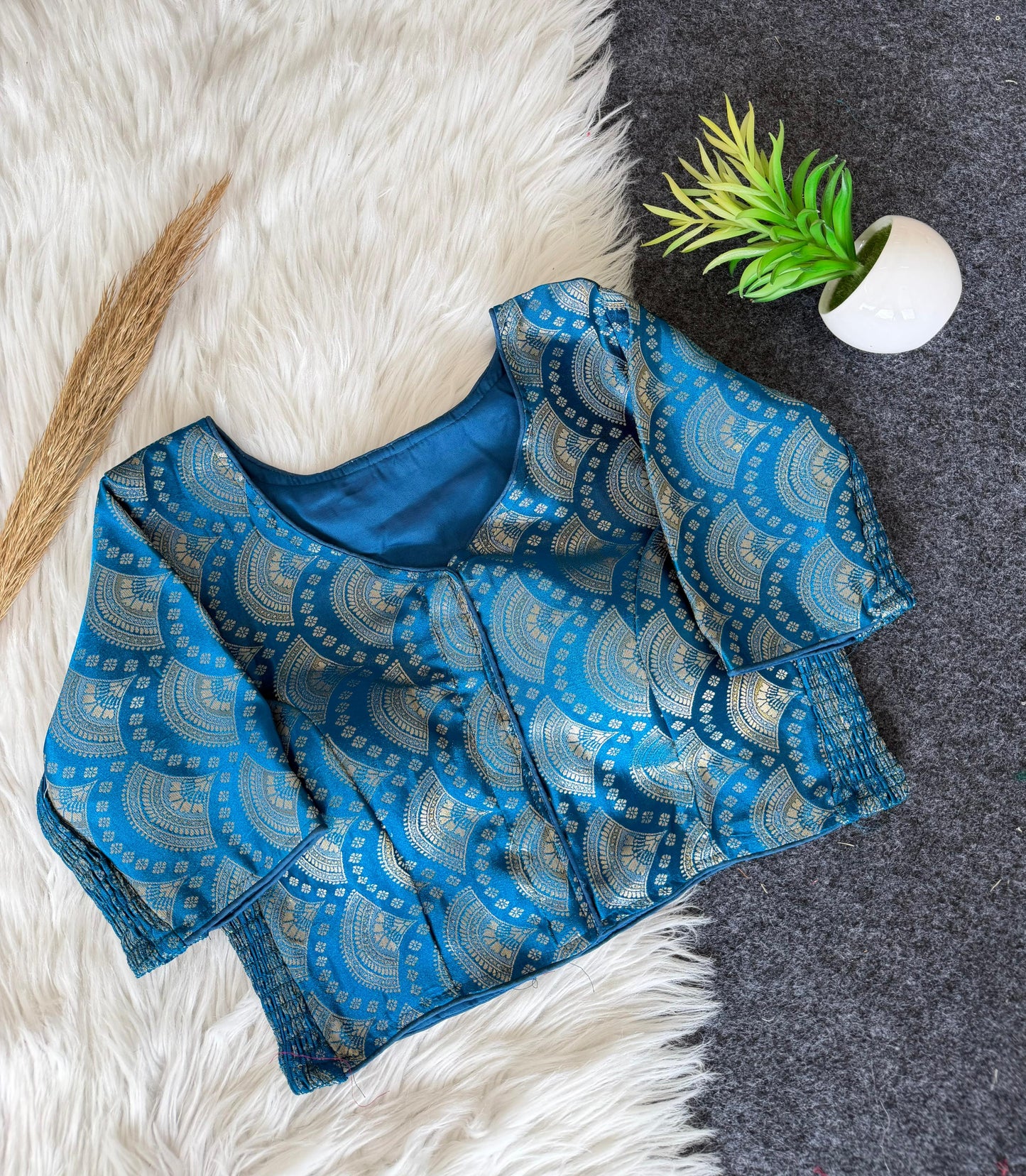 Side Elastic Stretchable Blouse – ₹699