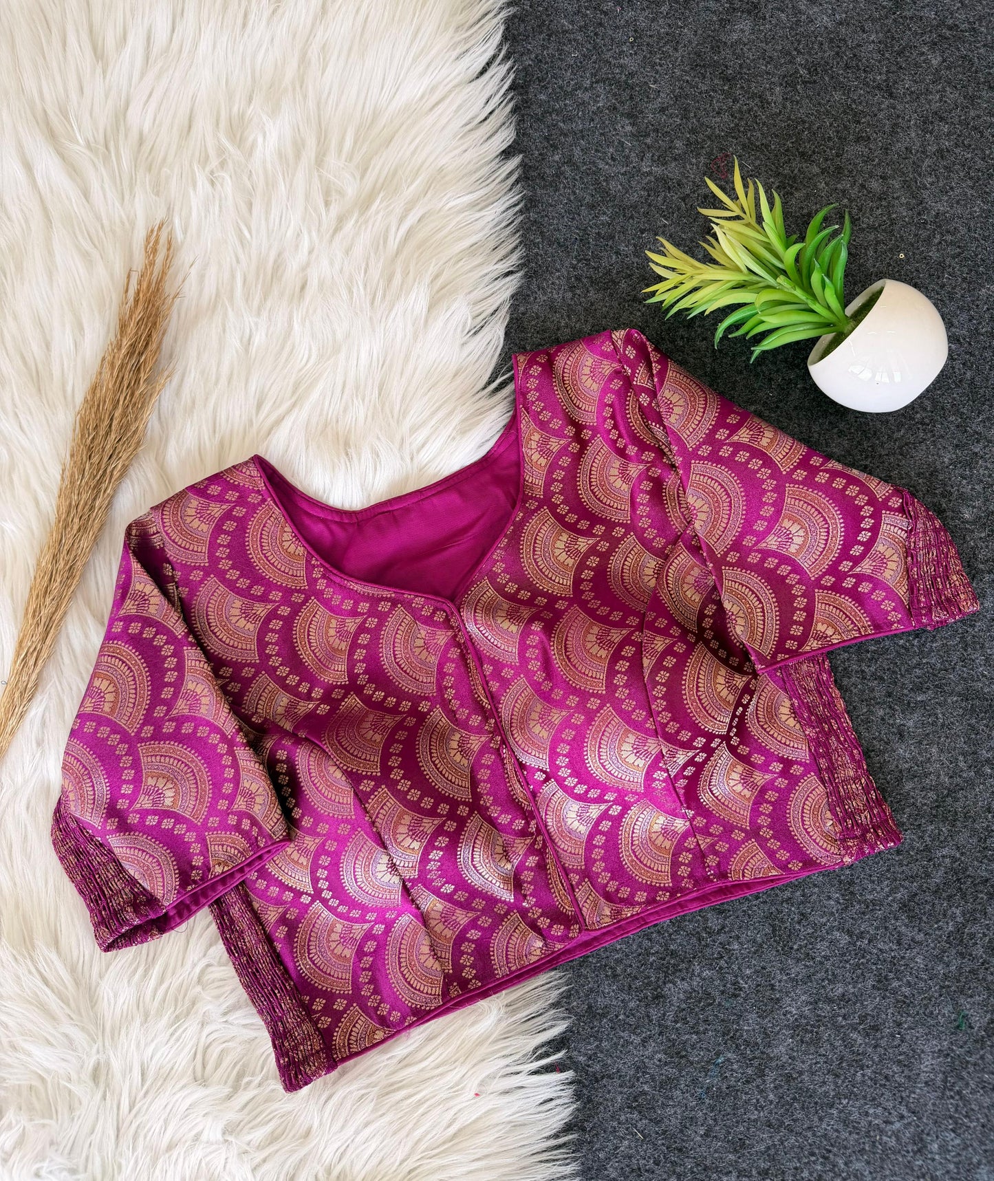 Side Elastic Stretchable Blouse – ₹699