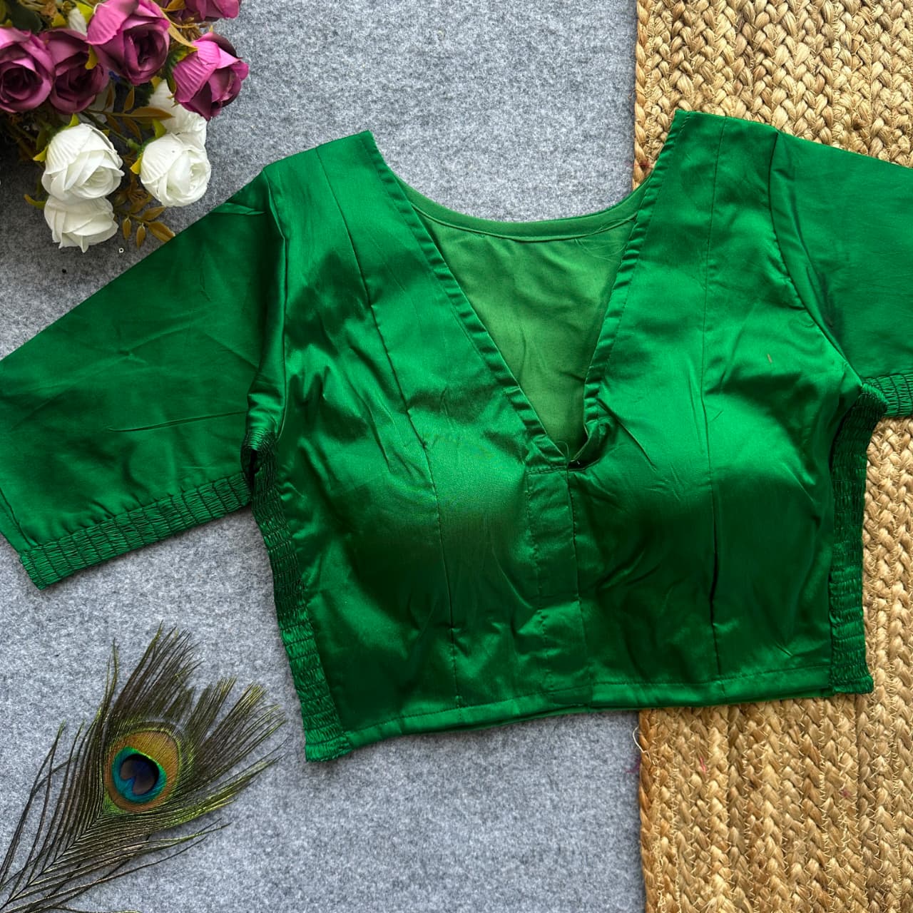 Side Elastic Stretchable Blouse – ₹699