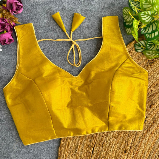 Soft South Tissue Silk Readymade Blouse – ₹499