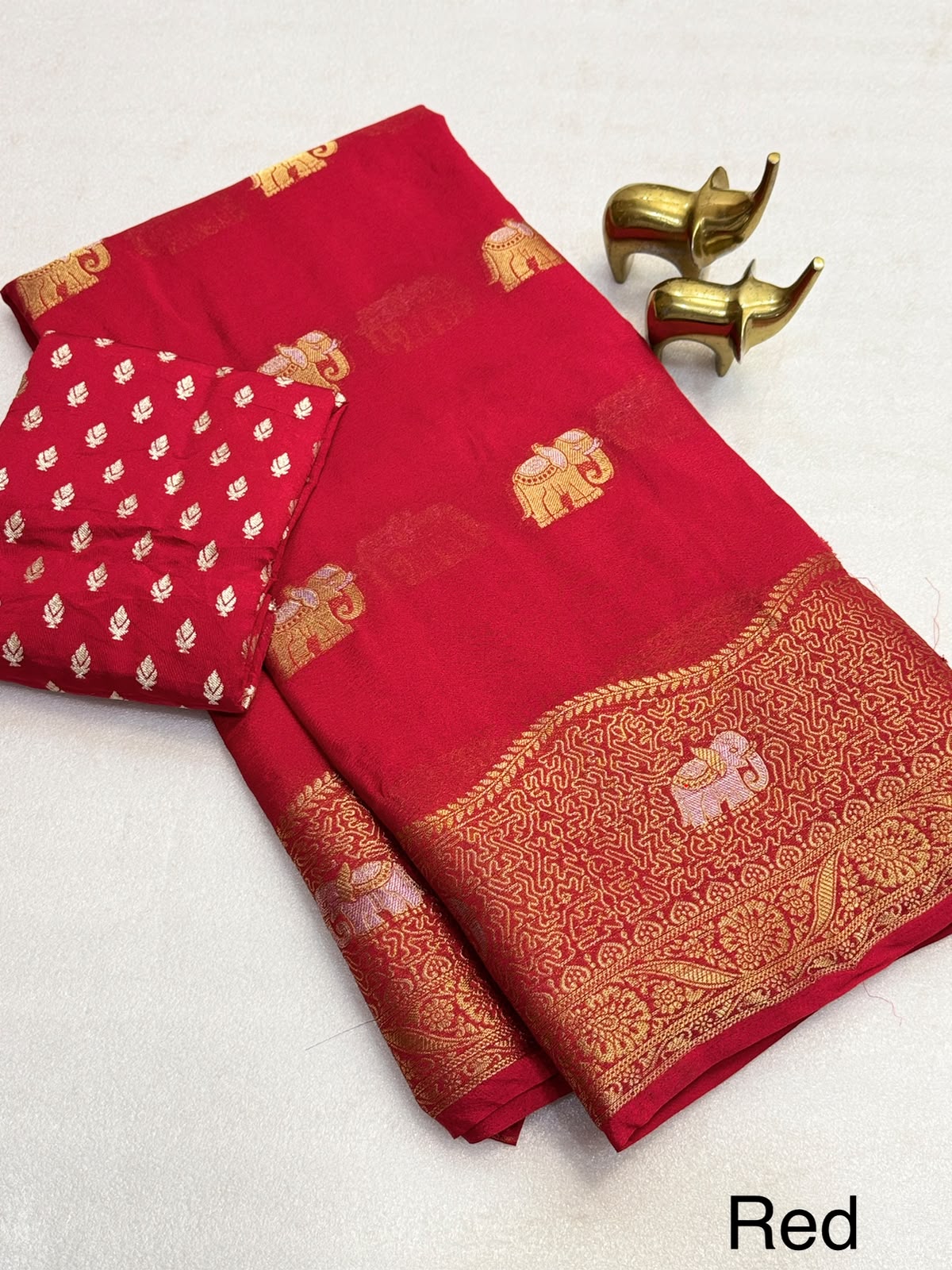 Soft Viscose Silk Saree with Zari Weaving Borders – ₹1399