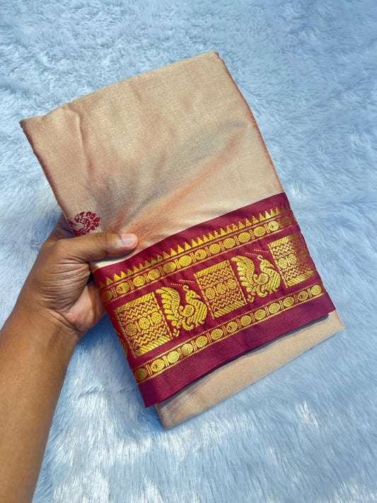 Aura Cotton Silk Weaving Saree – ₹899