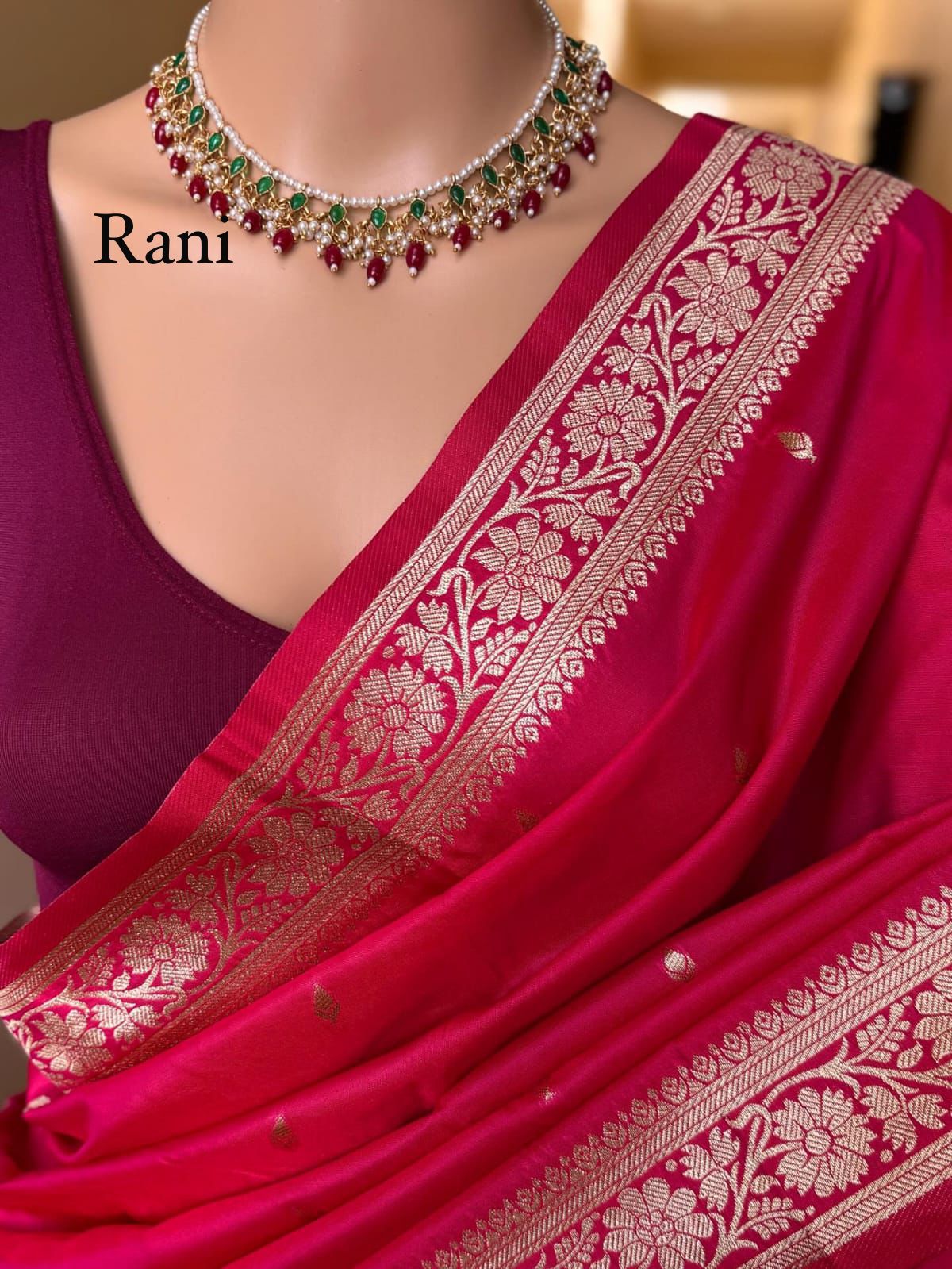 Soft Banarasi Silk Weaving Saree – ₹1399