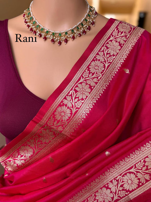 Soft Banarasi Silk Weaving Saree – ₹1399