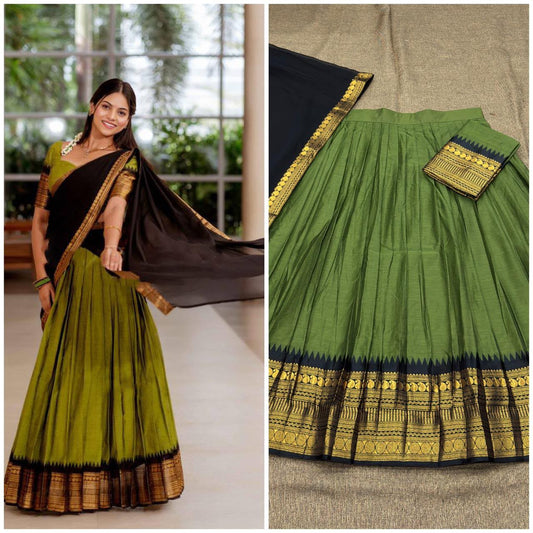 Kanchi Cotton Silk Lehenga Set