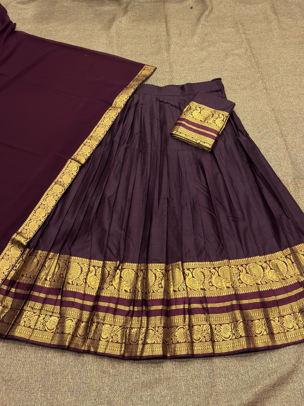 Kanchi Cotton Silk Lehenga Set