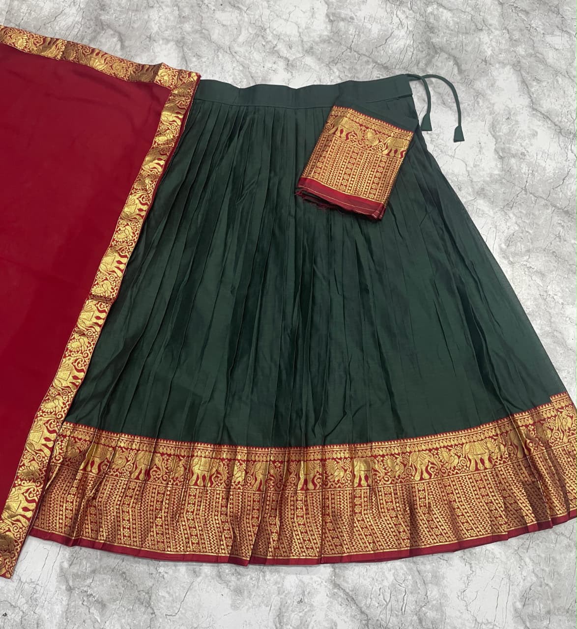 Kanchi Cotton Silk Lehenga Set