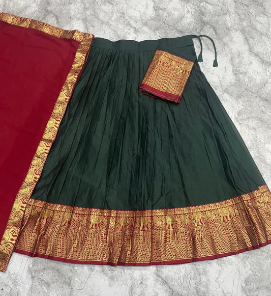 Kanchi Cotton Silk Lehenga Set