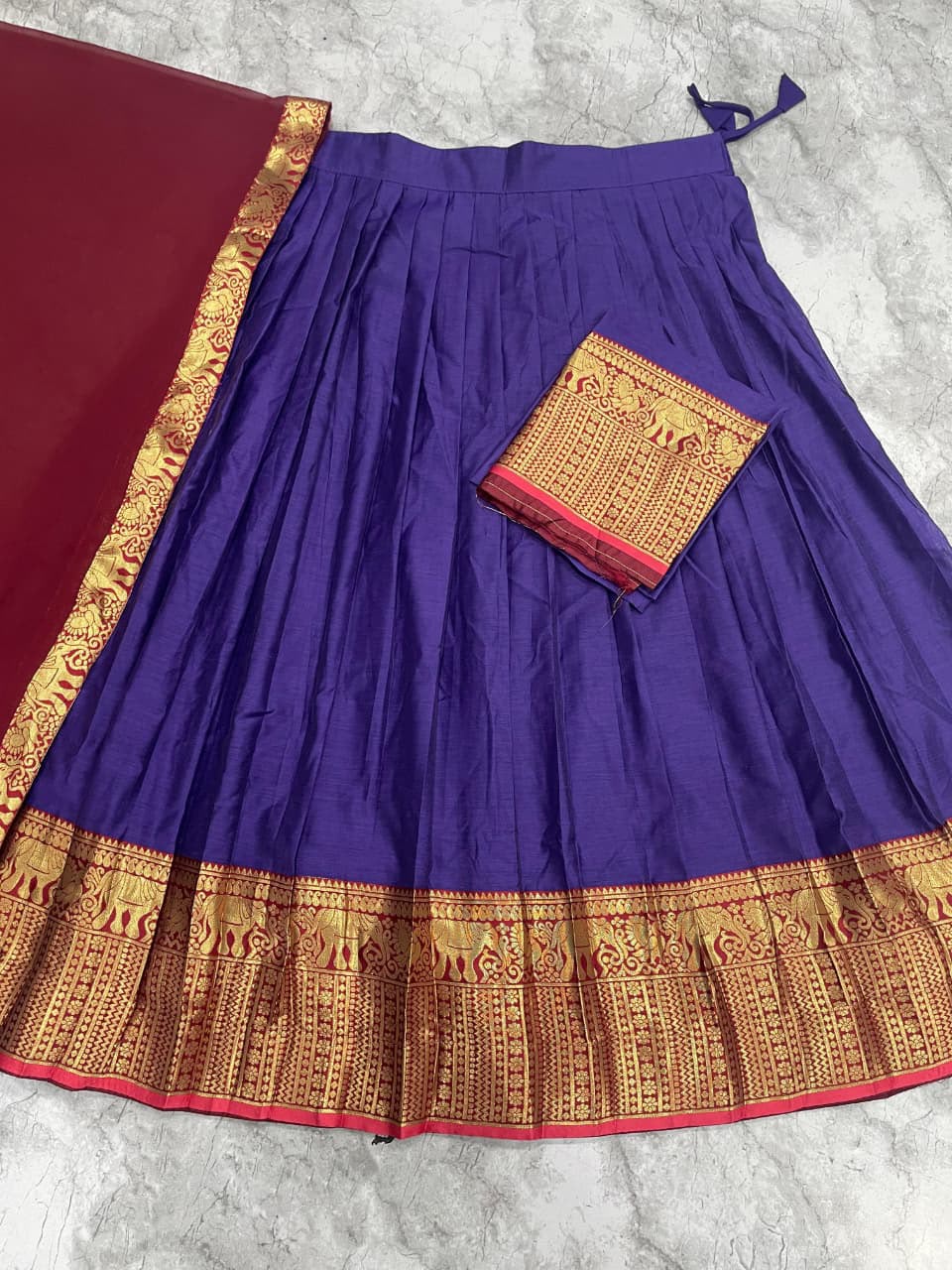 Kanchi Cotton Silk Lehenga Set