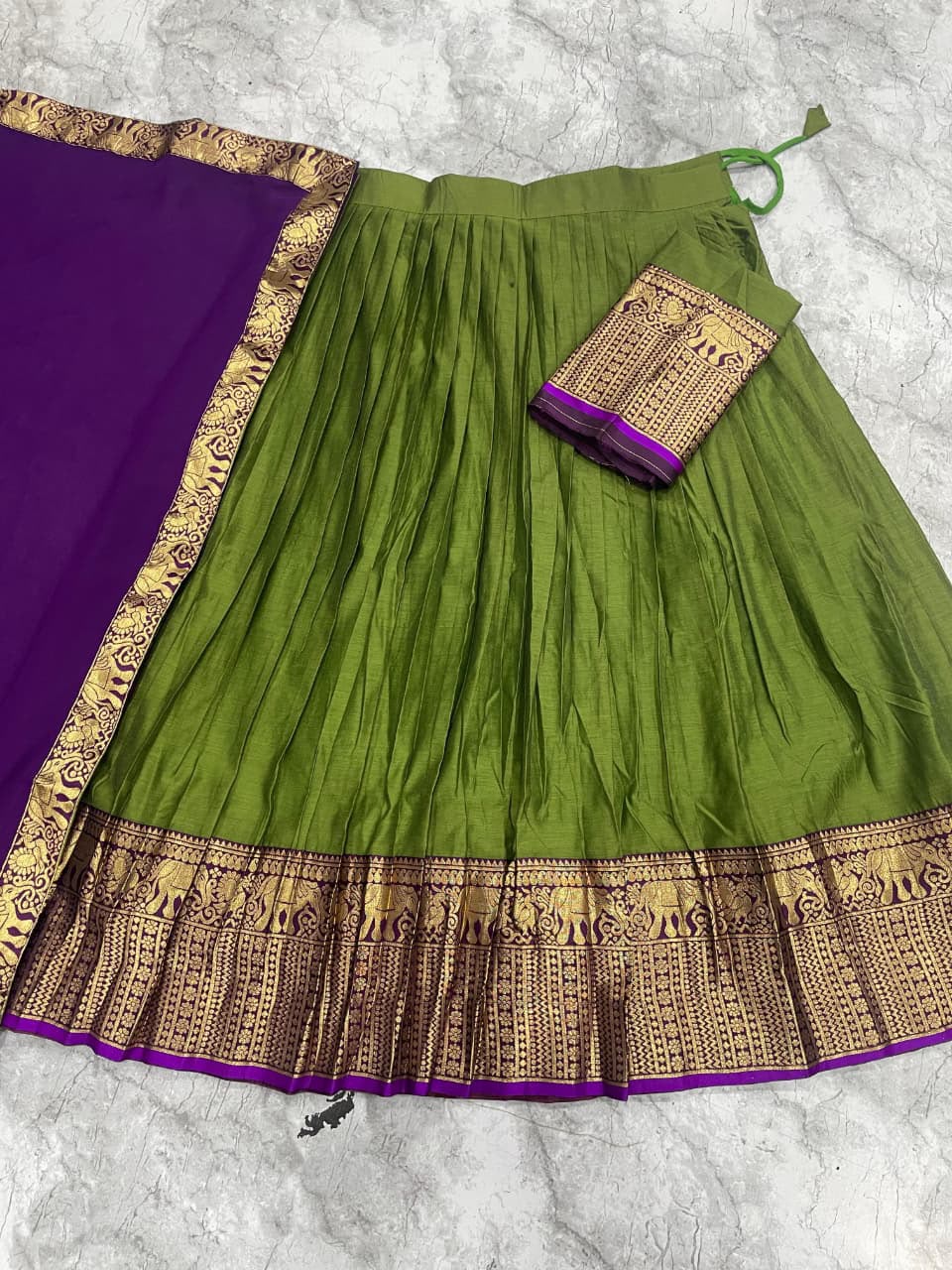 Kanchi Cotton Silk Lehenga Set