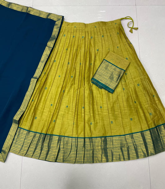 Kanchi Cotton Silk Lehenga Set
