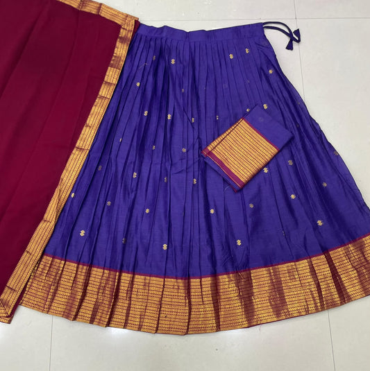 Kanchi Cotton Silk Lehenga Set