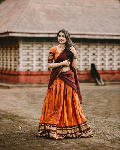 Kanchi Cotton Silk Lehenga Set