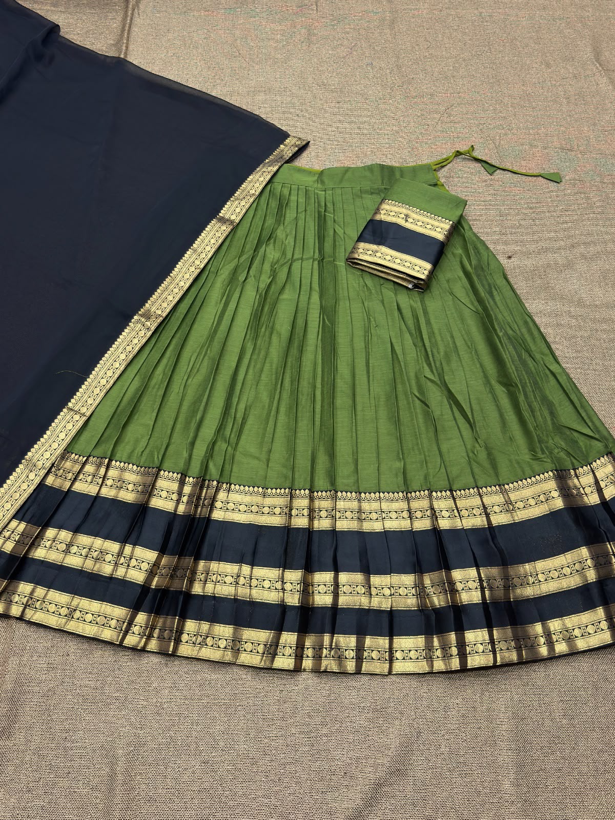 Kanchi Cotton Silk Lehenga Set