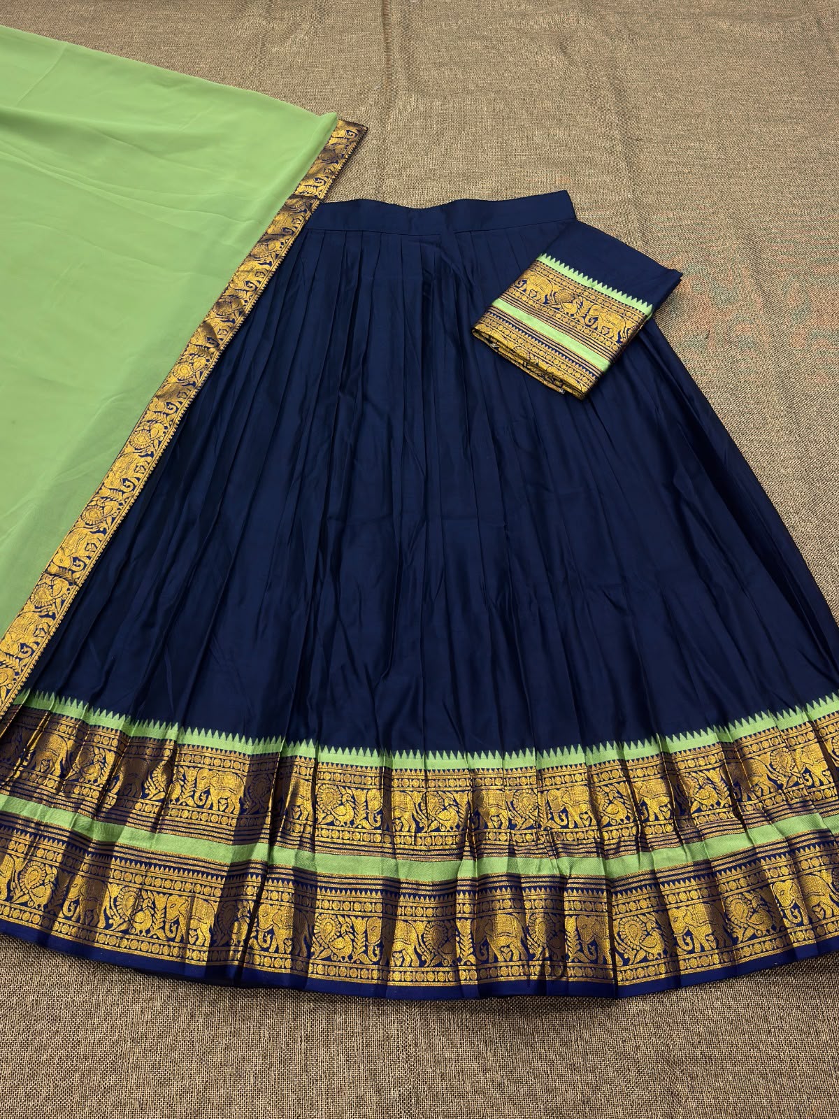 Kanchi Cotton Silk Lehenga Set