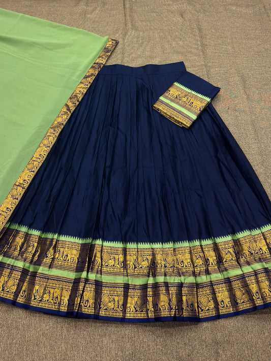 Kanchi Cotton Silk Lehenga Set