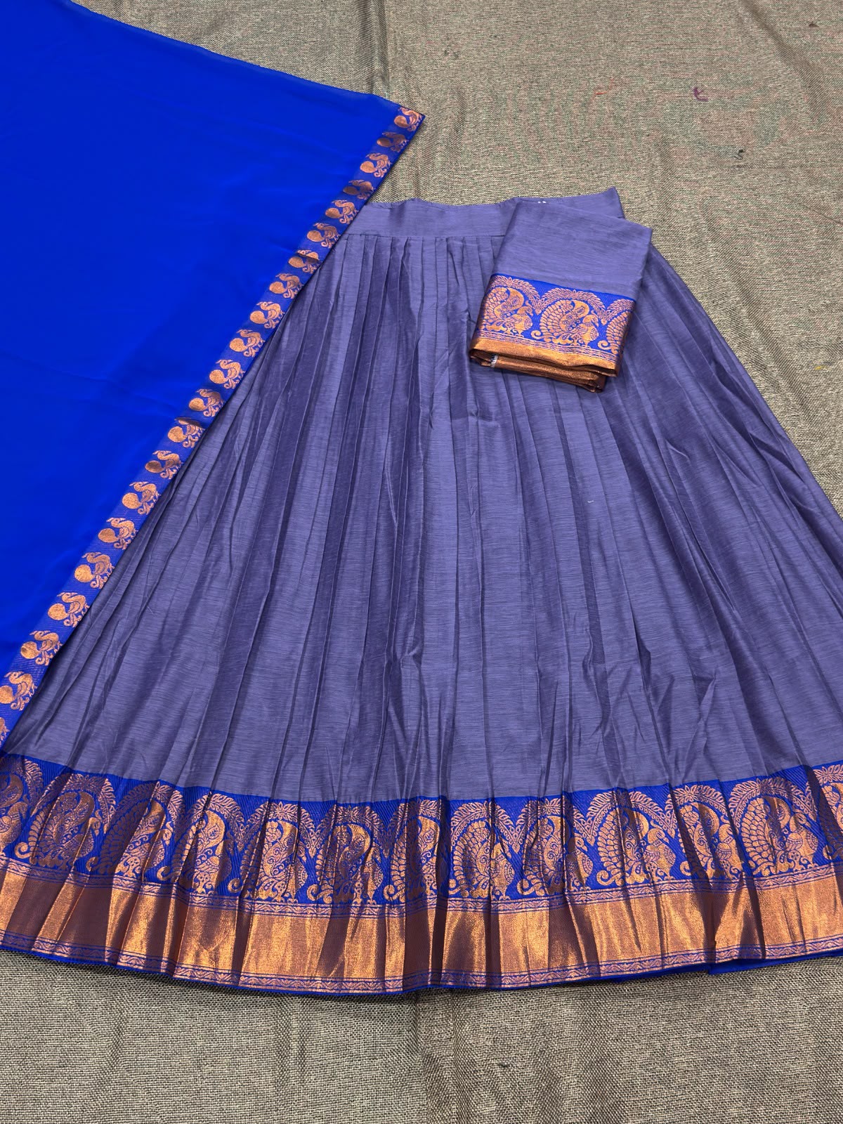 Kanchi Cotton Silk Lehenga Set