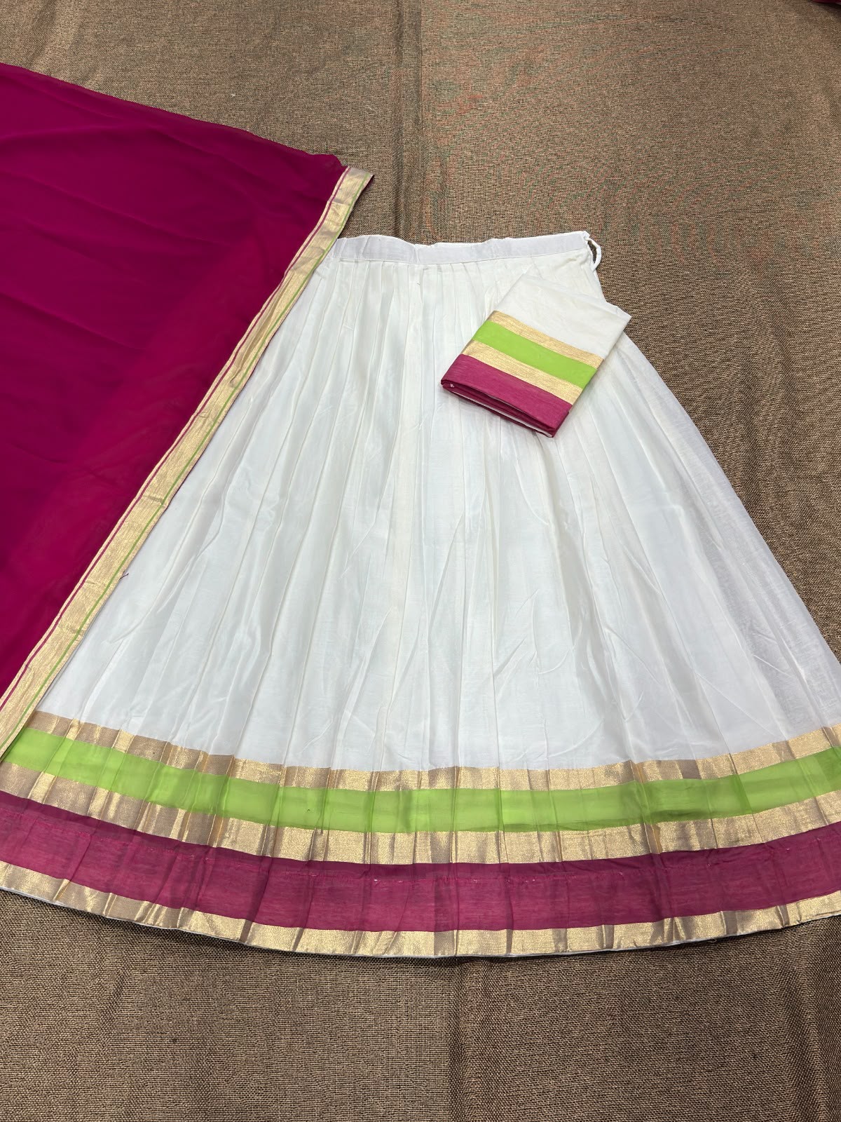 Kanchi Cotton Silk Lehenga Set