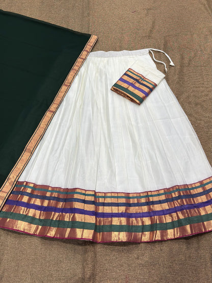 Kanchi Cotton Silk Lehenga Set