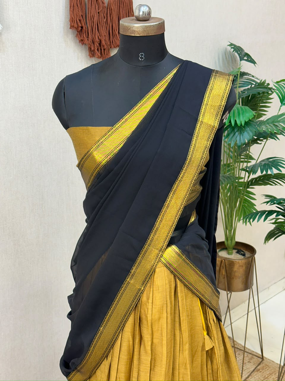 Kanchi Cotton Silk Lehenga Set