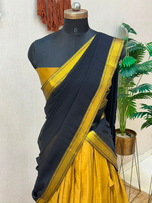 Kanchi Cotton Silk Lehenga Set