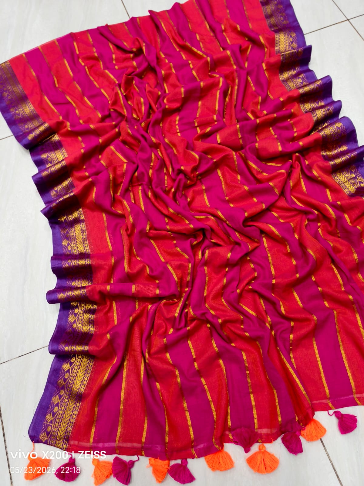 Mul Cotton Saree – ₹999