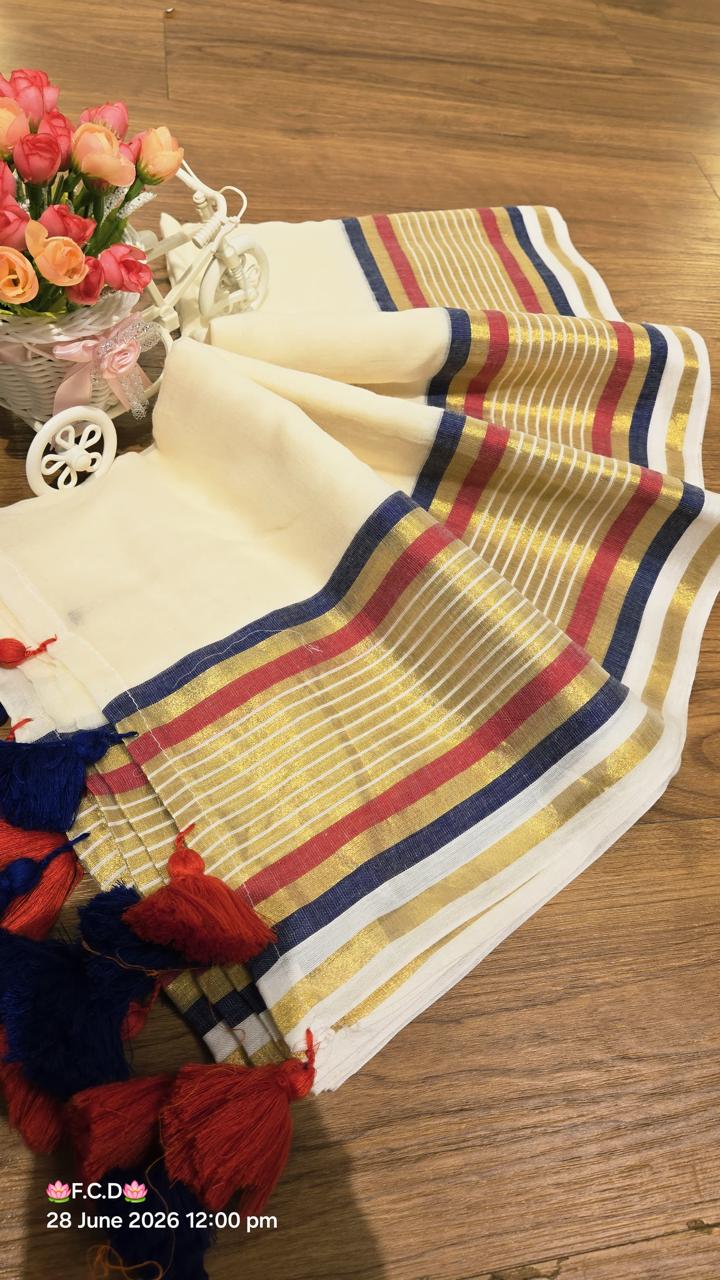 Mul Cotton Saree – ₹999