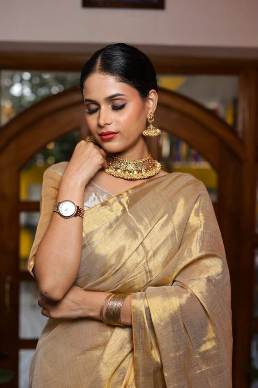 Mul Tissue Saree – ₹1399