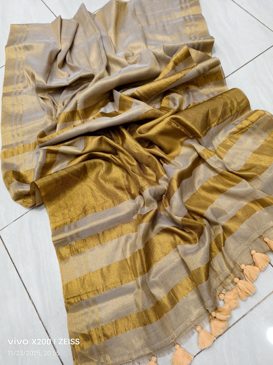 Mul Tissue Saree – ₹1399