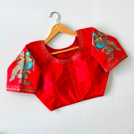 Bead Handwork Readymade Blouse – ₹699
