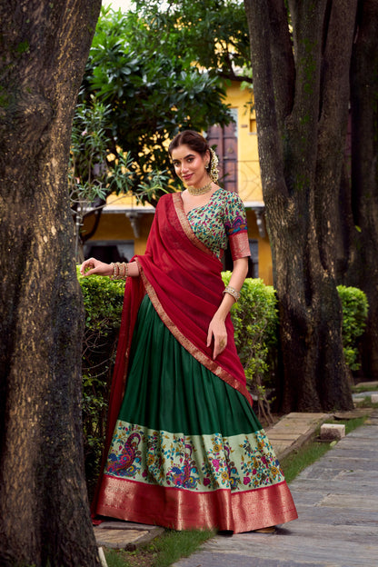 Dola Silk Readymade Dhavani / Half Saree Collection – ₹1399