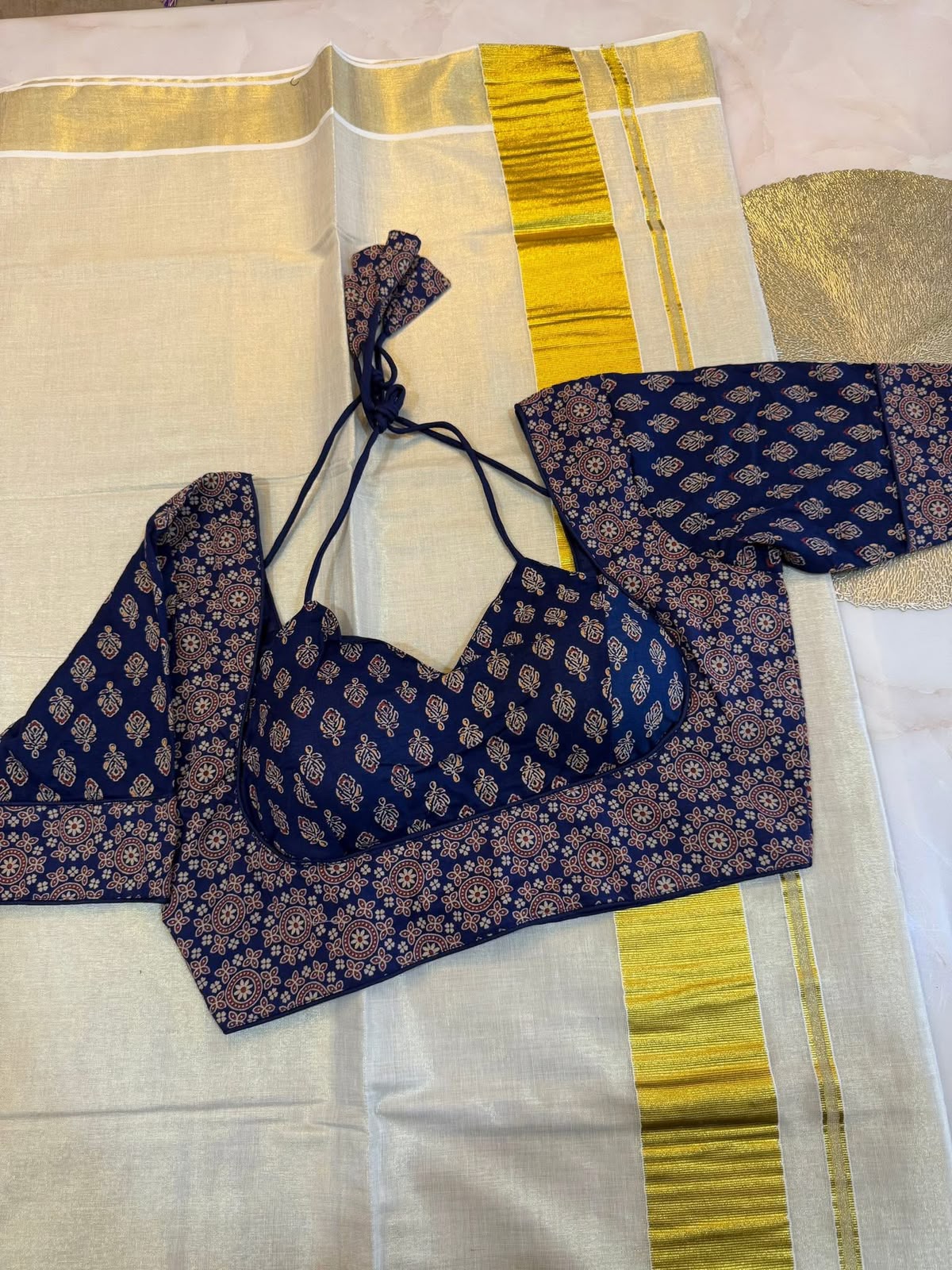 Madhubala Readymade Halter Neck Blouse – ₹699