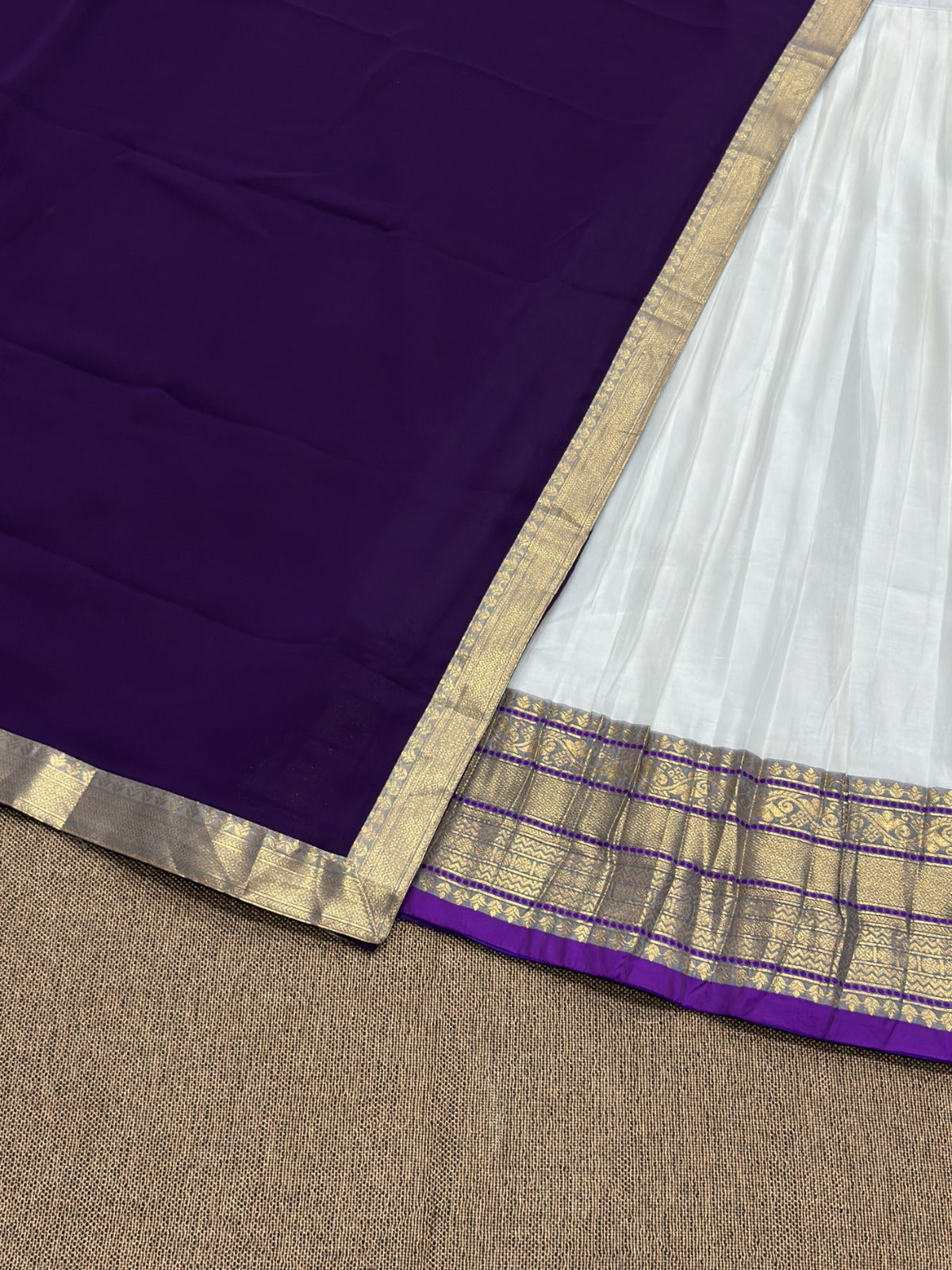 Mul Chanderi Cotton Readymade Dhavani / Half Saree Collection – ₹1399