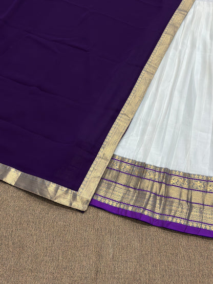 Mul Chanderi Cotton Readymade Dhavani / Half Saree Collection – ₹1399